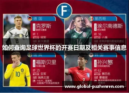 如何查询足球世界杯的开赛日期及相关赛事信息